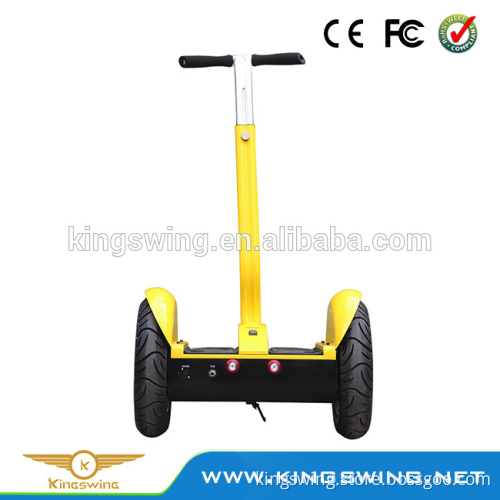 Big wheels 1600w powerful self-balancing mobility electric scooter Standing two wheel balance skateboard with handrail off road